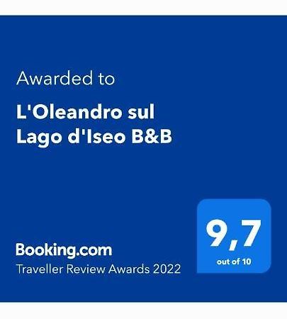 L'Oleandro Sul Lago D'Iseo B&B Сульцано Екстер'єр фото
